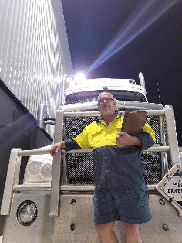 Truck N Co customer with his gear