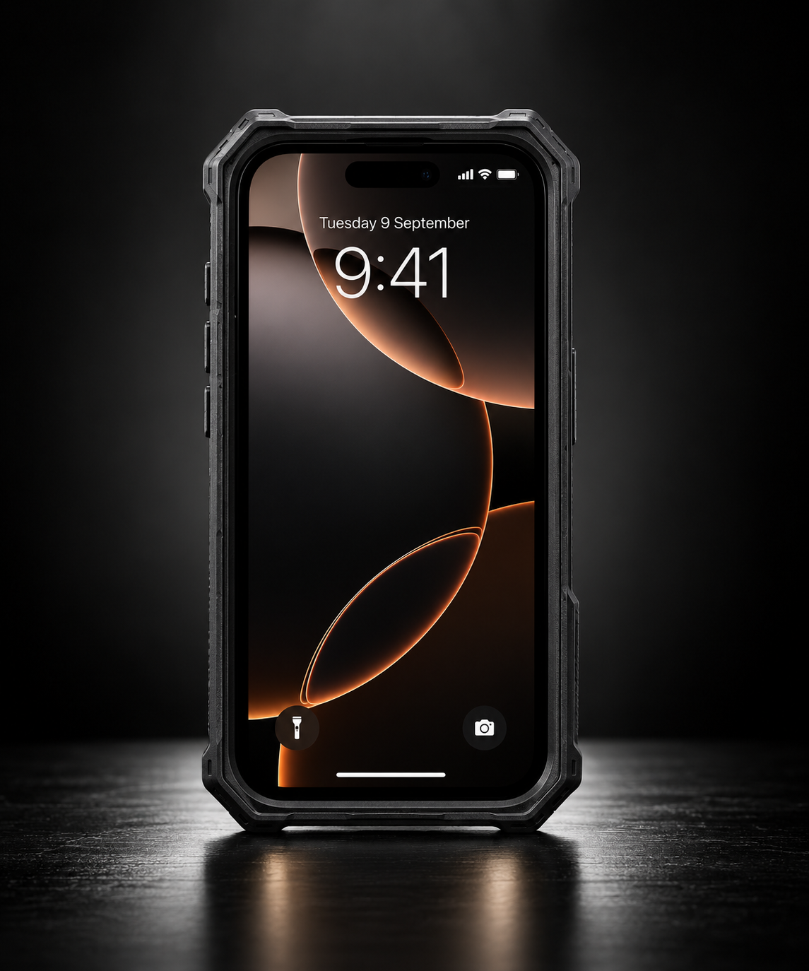 Truck N Co Rugged Magnetic iPhone 17 Pro Case – Front View