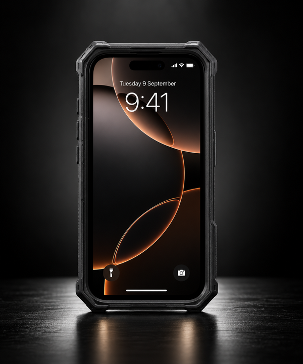 Truck N Co Rugged Magnetic iPhone 17 Pro Case – Front View