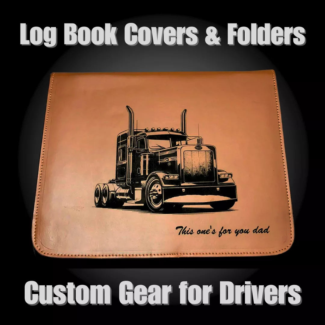 Trucknco Truckie Gear Leather Log Book Covers