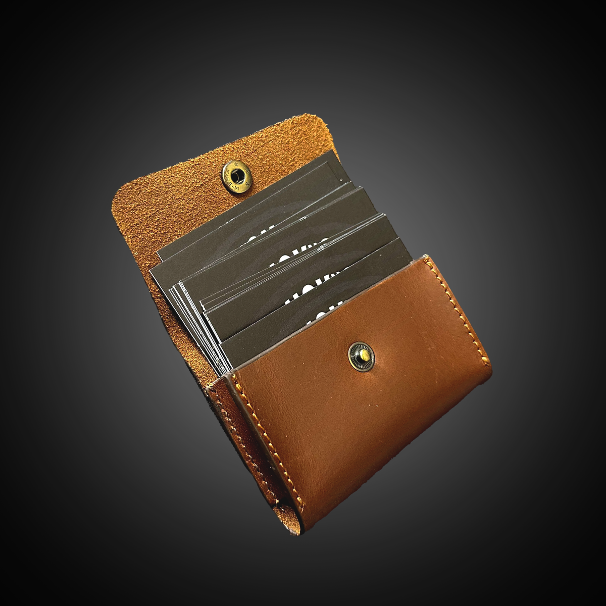 leather business card case Trucknco