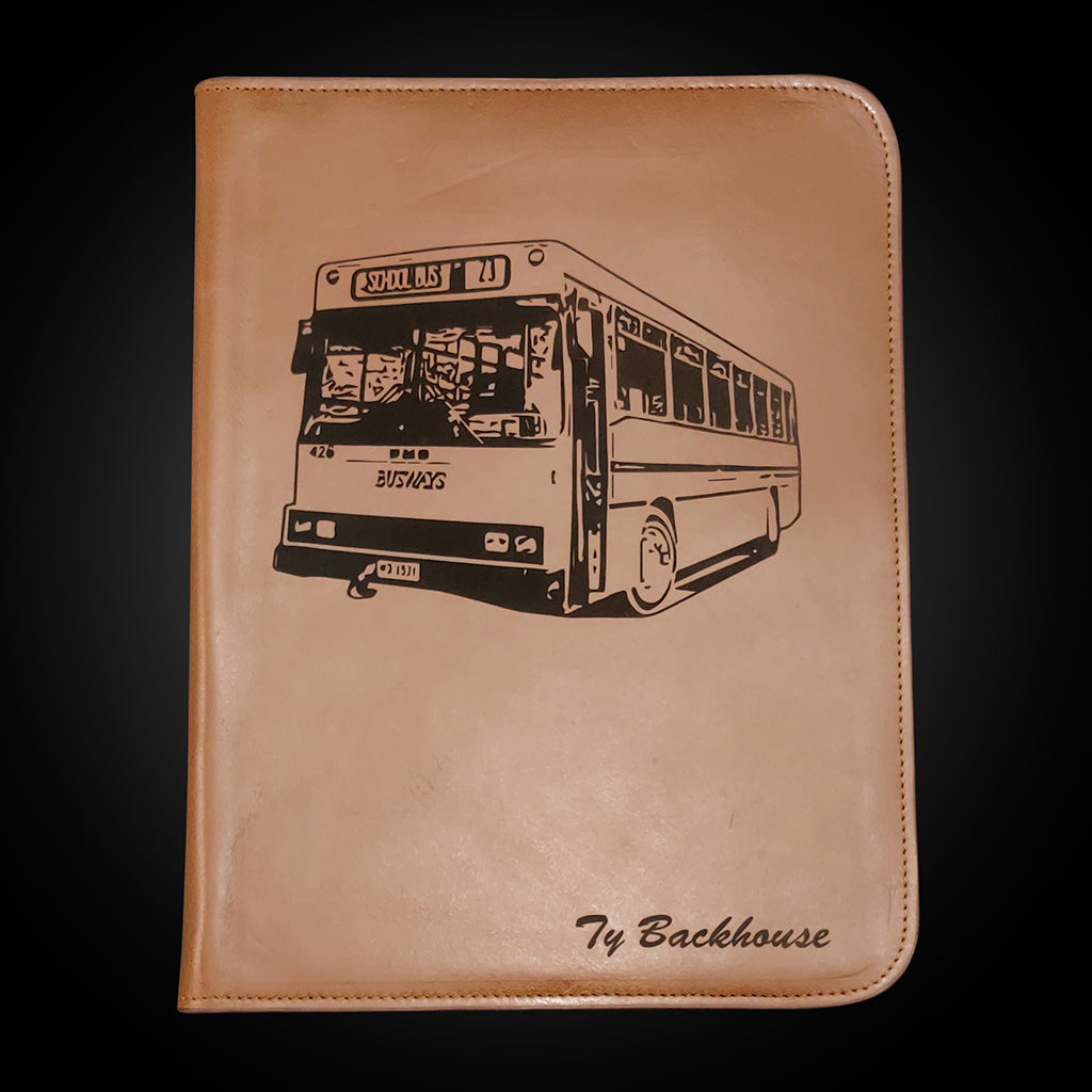 Truck N Co  truck drivers A4 Leather Clipboard Folder