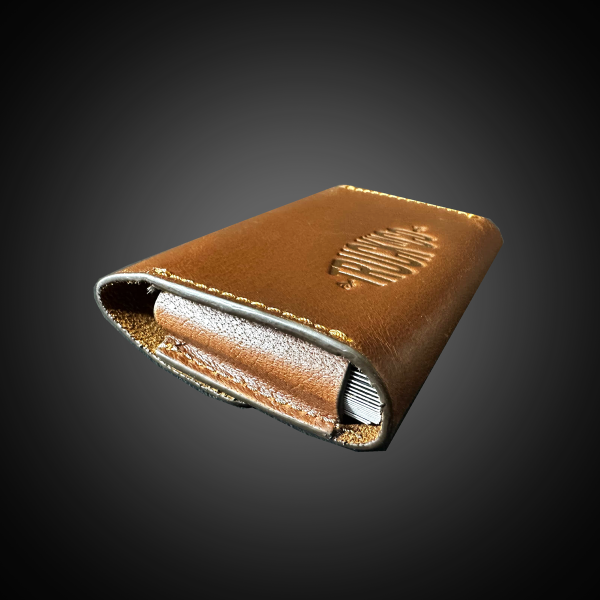 leather business card case Trucknco