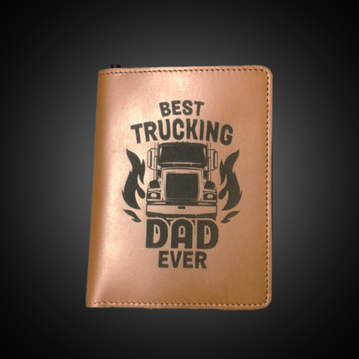 Leather notepad truck drivers truckcno