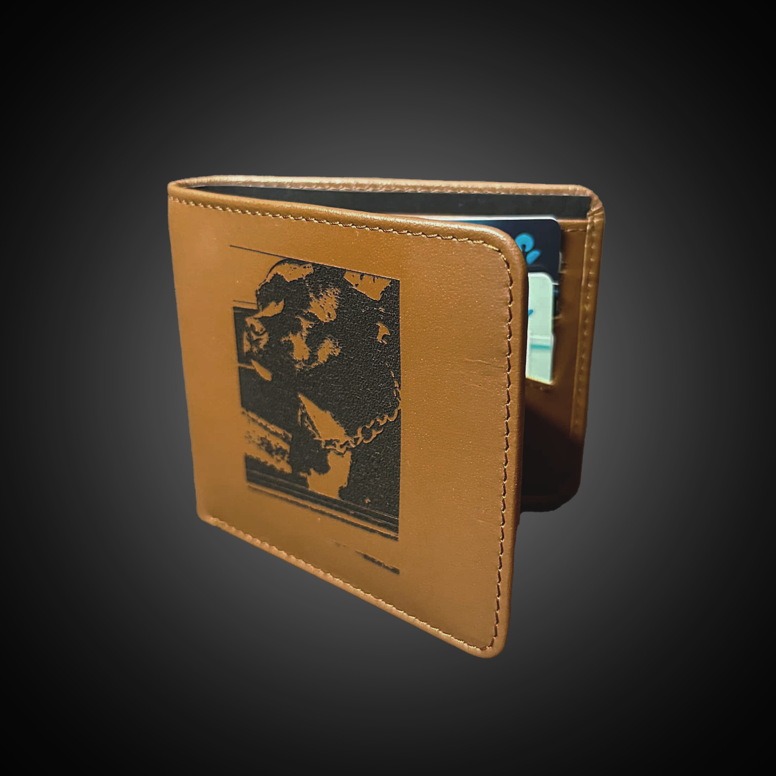 Trucknco personalise leather wallet