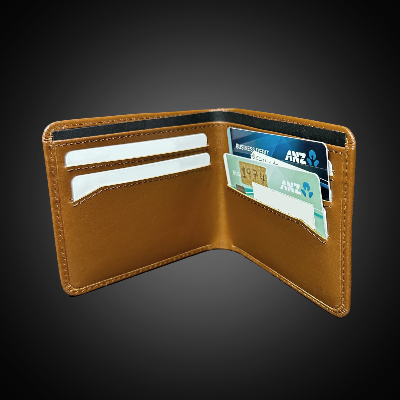 Trucknco personalise leather wallet