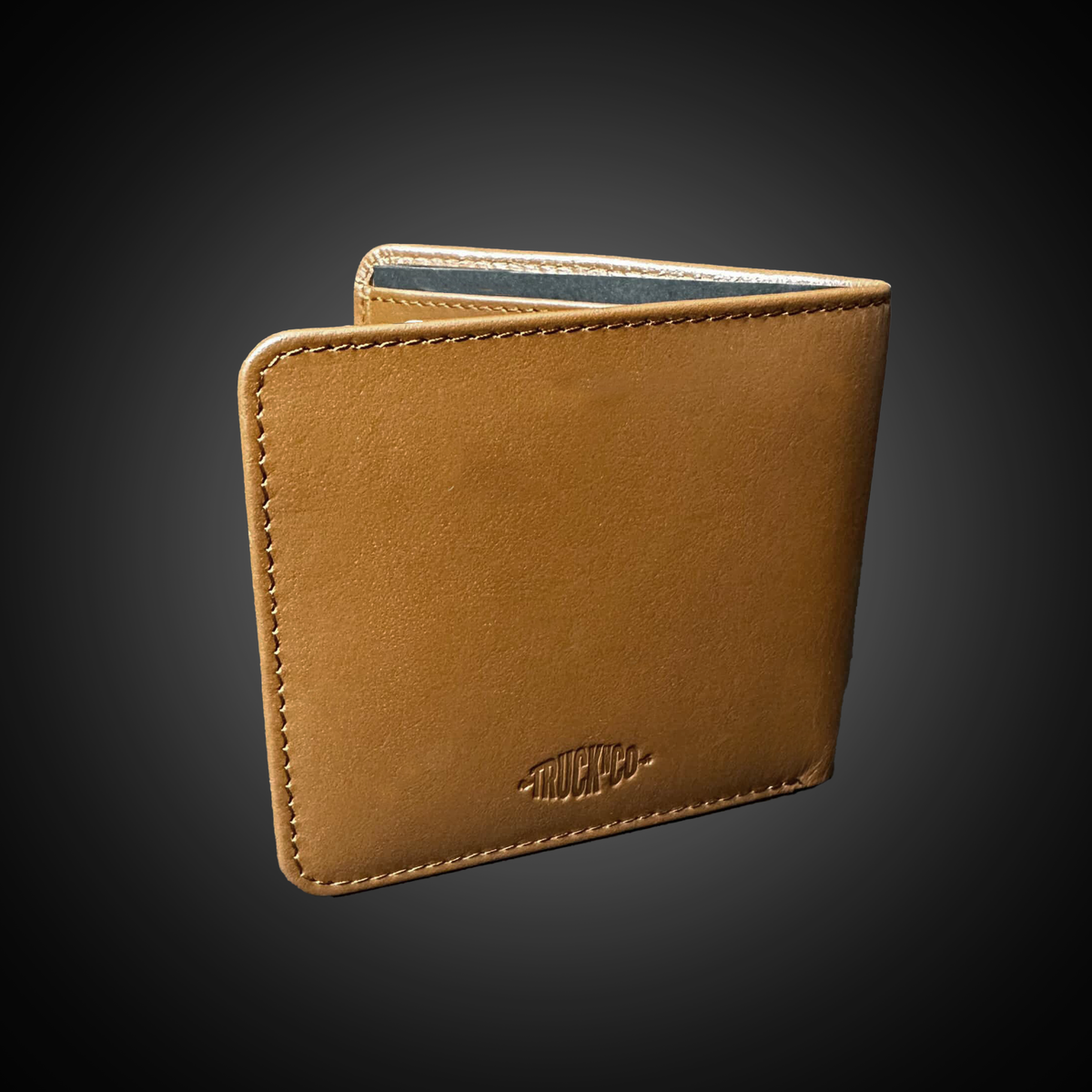 Personalise leather wallet truck drivers trucknco